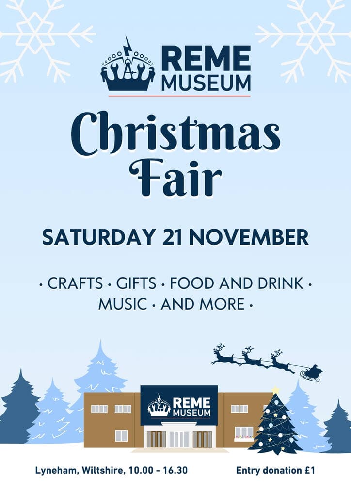 REME Museum Christmas Fair 2026 Poster