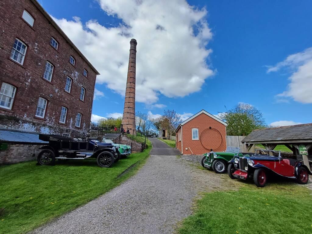 Some of our volunteers cars at Crofton