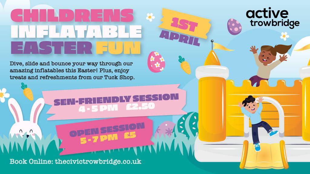 Open Session: Children’s Easter Inflatable Fun with Active Trowbridge image