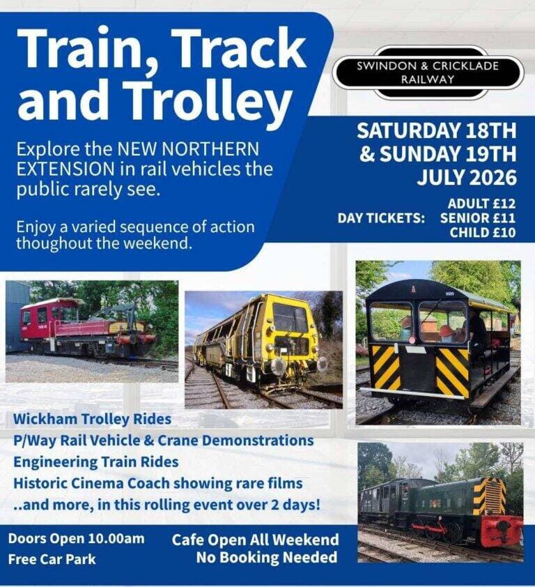 Swindon and Cricklade Railway - Train Track and Trolley image